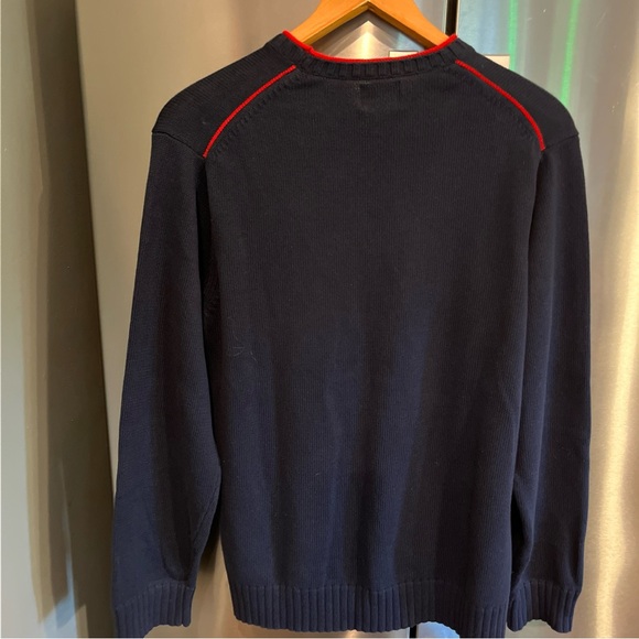 Tommy Hilfiger 3D big FLAG LOGO sweater Crewneck JAPAN men’s Medium, Y2K preppy - Picture 3 of 13